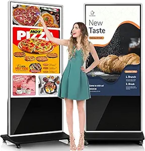 14 High-End Portable Digital Signage Kiosks for Trade Shows in 2026 12 65 4K Touchscreen Digital Signage Kiosk