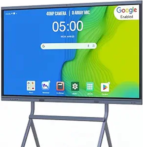 15 Best Digital Whiteboard Displays for 2026 Team Workshops 9 65 4K Touchscreen Smart Whiteboard for Classroom & Office