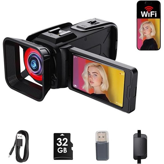 4k video 64mp flip screen