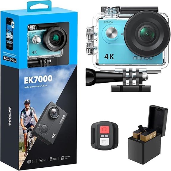 15 Best 4K Action Cameras for Travel Marketing on Amazon USA 15 AKASO EK7000 4K Action Camera with Waterproof & Remote
