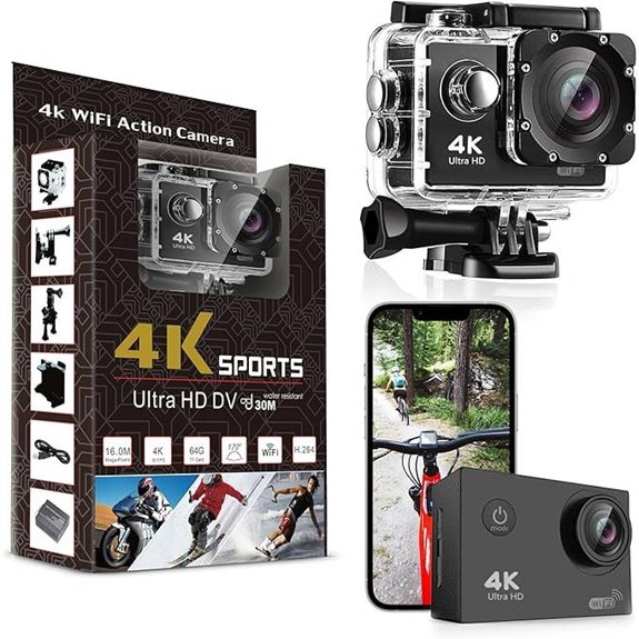 15 Best 4K Action Cameras for Travel Marketing on Amazon USA 13 Pro Xtreme 4K Waterproof Action Camera with Stabilization
