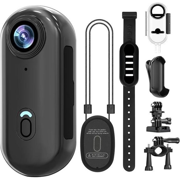 4K Mini Body Camera with 64GB Waterproof Wide Angle