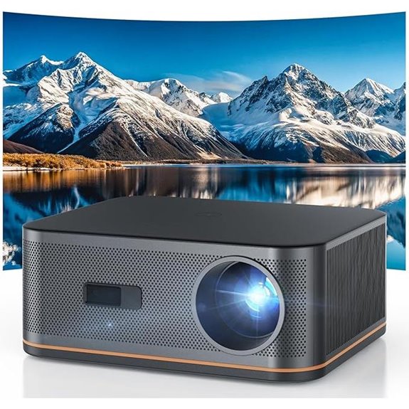8 Best 4K Projectors for High-End Presentations on Amazon 10 HAPPRUN 4K WiFi Bluetooth Projector with Auto Focus