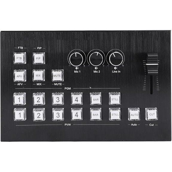HDMI Live Stream Switcher 4x2 1080P 60Hz US Plug