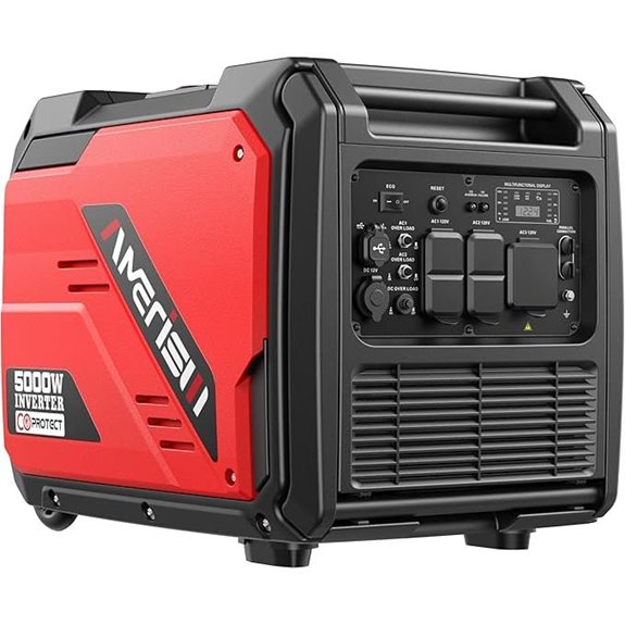 Portable 5000W Inverter Generator with CO Sensor