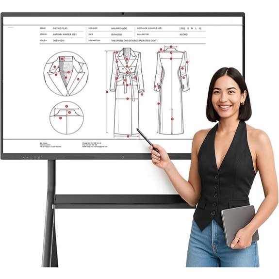 55 4K UHD Touchscreen Smart Board with Android 13