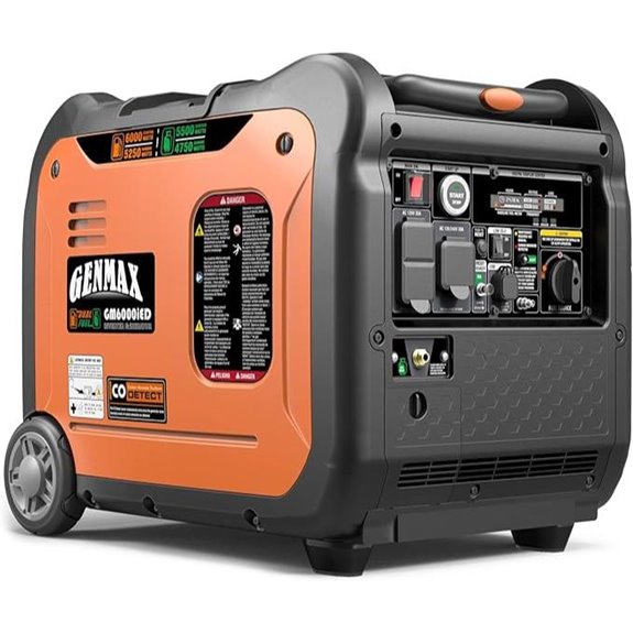 GENMAX 6000W Portable Dual Fuel Inverter Generator