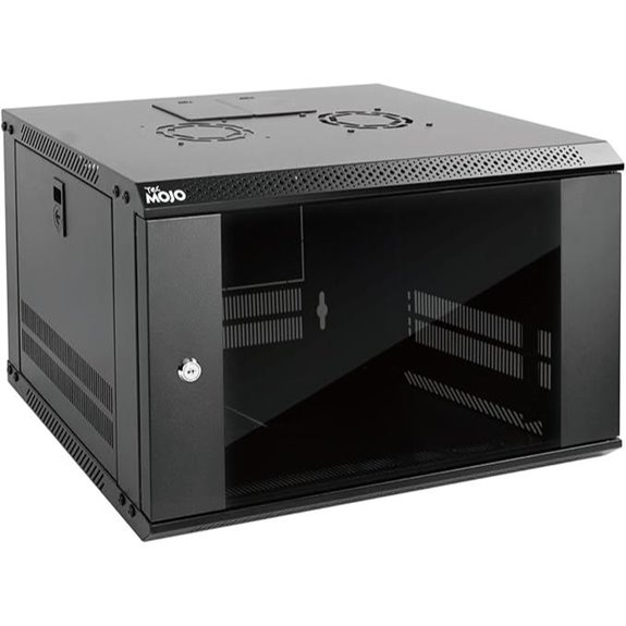 15 Best Server Rack Cabinets for 2026 IT Closets 3 Tecmojo 6U Wall Mount Server Cabinet with Fan