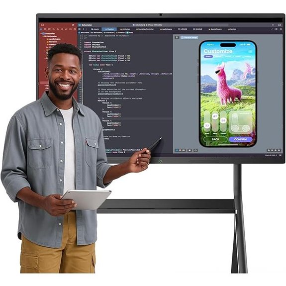 75 4K Touchscreen Smartboard with Android 13