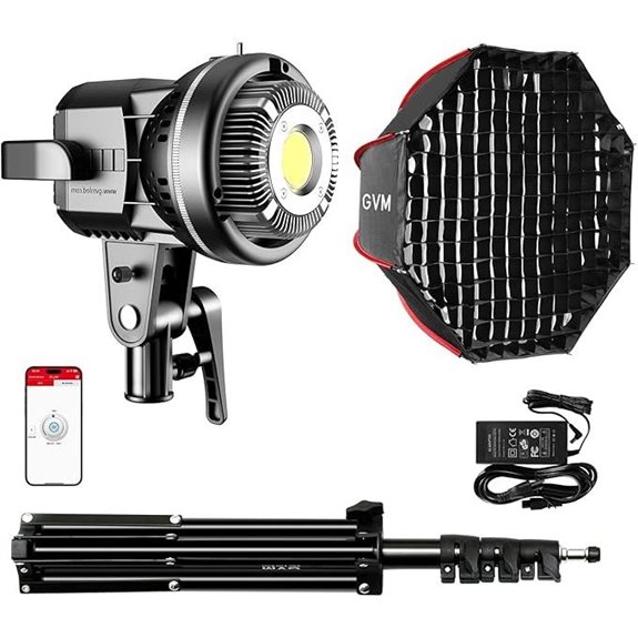 15 Best Professional Softbox Lighting Kits for Brand Videos 2026 12 GVM 80W Studio Video Light Kit with Softbox