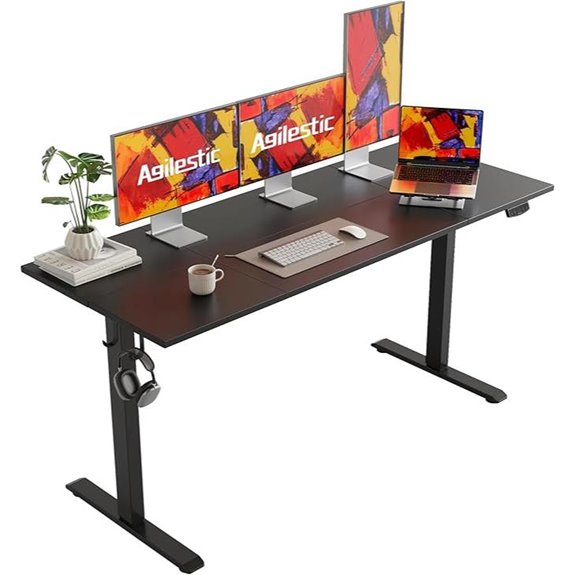 Agilestic Adjustable Standing Desk 63x24 Inches