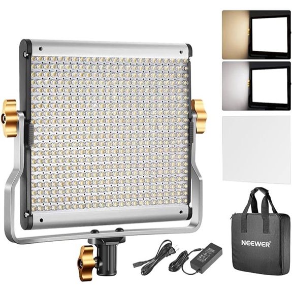 15 Premium LED Video Lights for YouTube in 2026 9 Neewer Bi-Color LED Video Light with U Bracket
