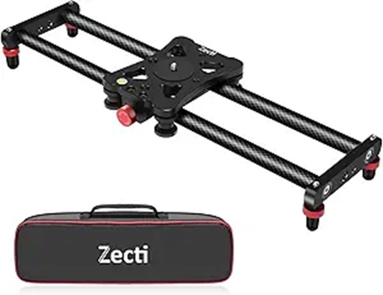 15 Best Motorized Camera Sliders for Cinematic Shots in 2026 6 Zecti 16 Adjustable Carbon Fiber Camera Slider