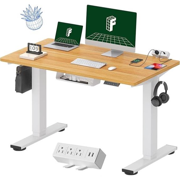 FLEXISPOT EN2 Electric Standing Desk with Clamp