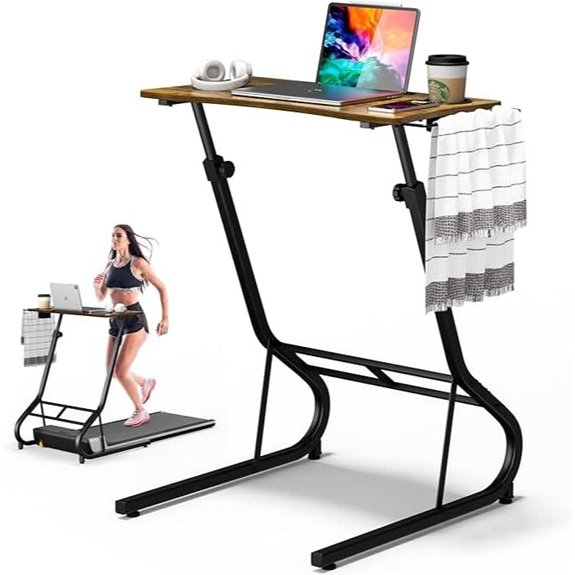 GRLEAF Adjustable Standing Desk for Walking Treadmill