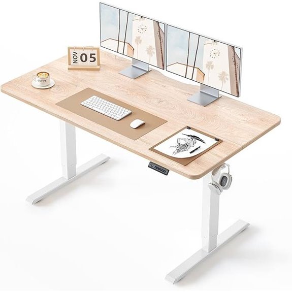 BANTI Electric Standing Desk with Splice Board
