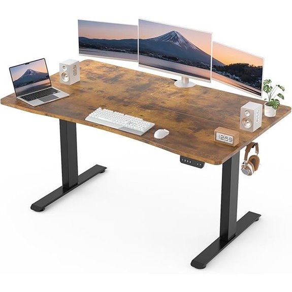 Veken Electric Sit-Stand Desk for Home Office