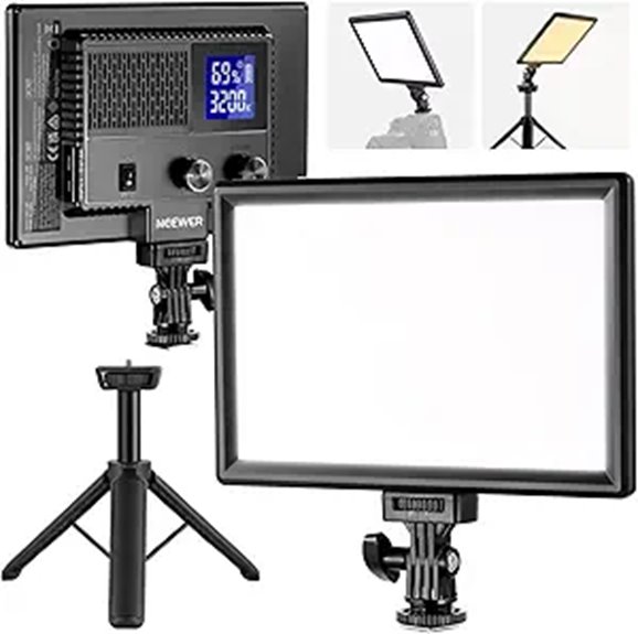 15 Top-Rated LED Video Lights for Product Photography in 2026 11 NEEWER 9 Dimmable LED Video Light with Tripod