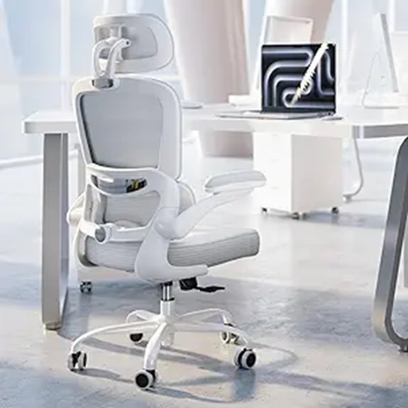 TRALT Ergonomic Mesh Office Chair with Adjustable Support