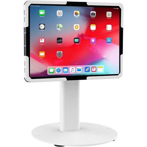 15 Top-Rated Tablet Kiosk Stands for 2026 Trade Show Booths 10 Mount-It! Universal Tablet Stand with Tilt and Rotation