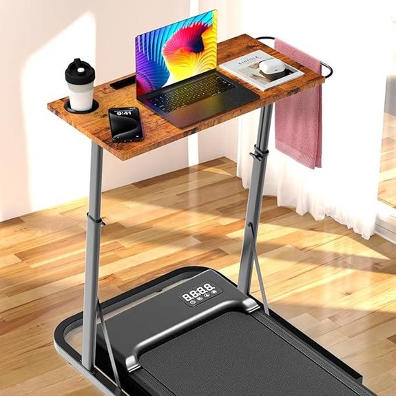VTORY Adjustable Standing Desk for Treadmill and Bike