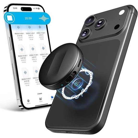 Magnetic Voice Recorder with AI Noise Reduction