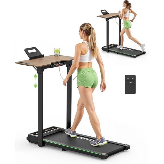 Akluer Walking Pad Treadmill with Remote