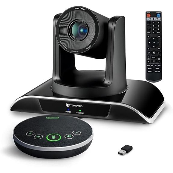 15 Best PTZ Conference Cameras for Hybrid Meetings in 2026 9 TONGVEO All-in-One Conference Camera & Speaker System