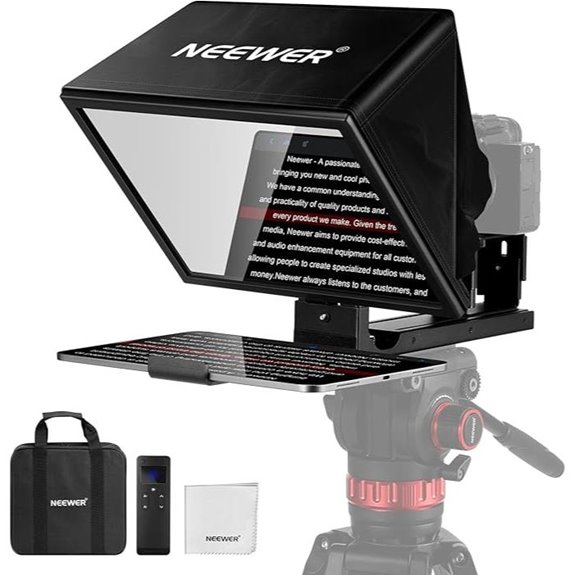 15 Best Premium Teleprompters for Video Scripts in 2026 15 NEEWER X12B Aluminum Teleprompter for Tablets and Cameras