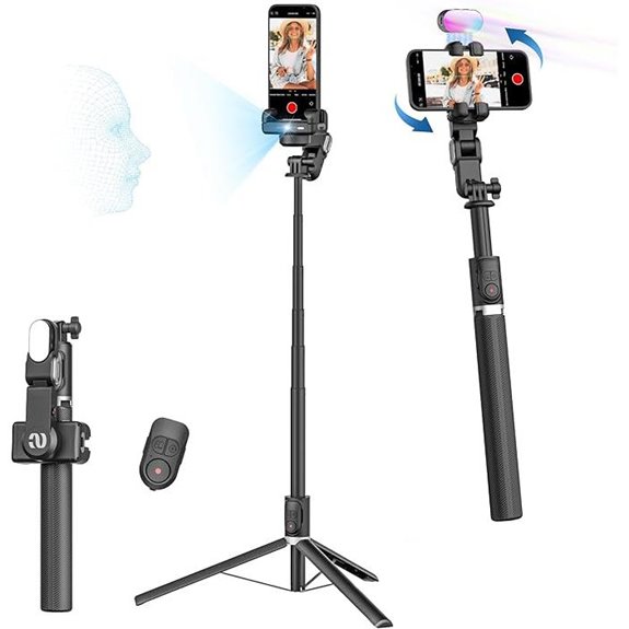 AOCHUAN Auto Face Tracking Tripod with RGB Light