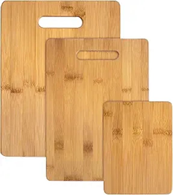 Totally Bamboo 3-Piece Cutting Board Set