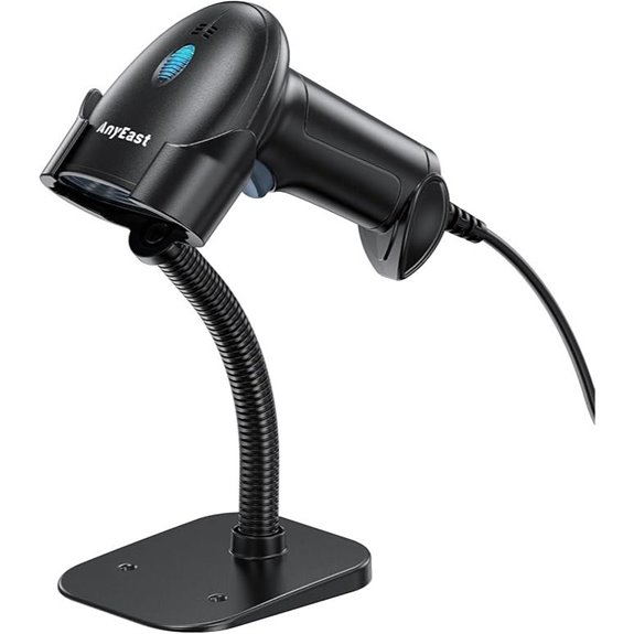 Barcode Scanner with Stand for POS and Warehouse