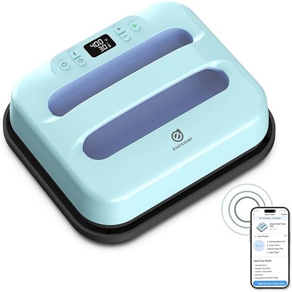 Smart Bluetooth Heat Press 12x10 for Crafts