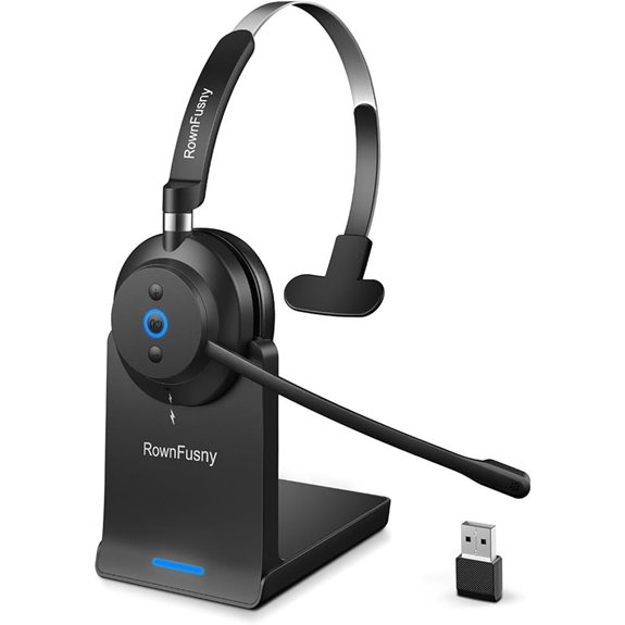 15 Best Wireless Headsets for 2026 That Make Client Calls Clear 5 Wireless Bluetooth Headset with Mic and Charging Base