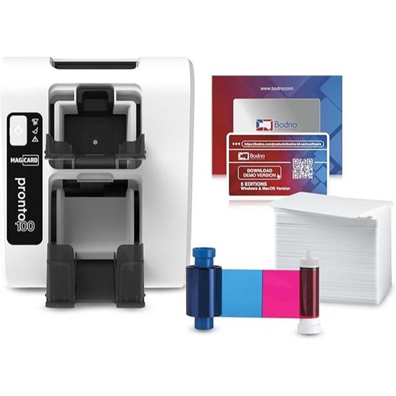 Bodno Magicard Pronto 100 ID Card Printer Kit
