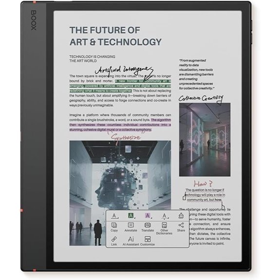 BOOX Tablet 10.3 Note Air 5 C 6G 64G E Ink Tablet Color ePaper Notebook