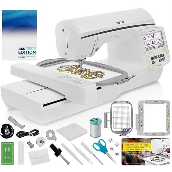 Brother NQ1700E Embroidery Machine with Software