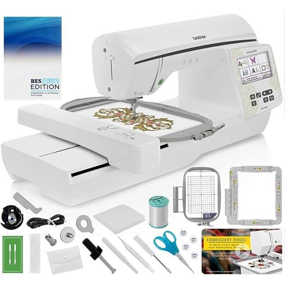 Brother NQ1700E Embroidery Machine with Software