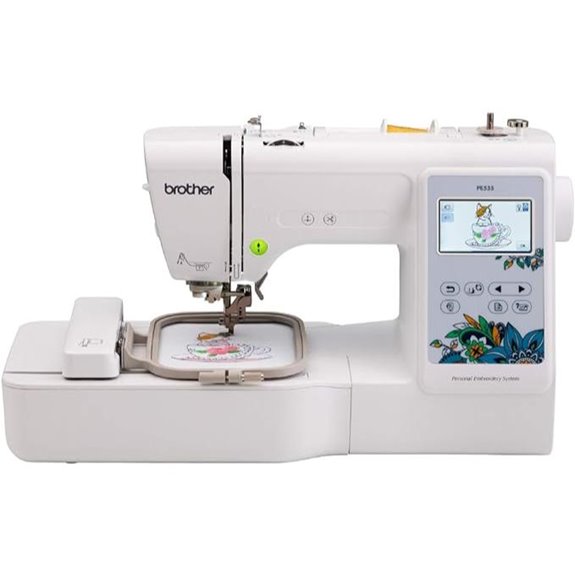 Brother PE535 Embroidery Machine with LCD Touchscreen