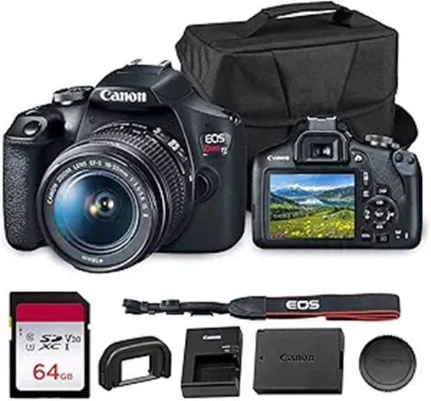 Canon EOS Rebel T7 DSLR Camera Kit with Accessories