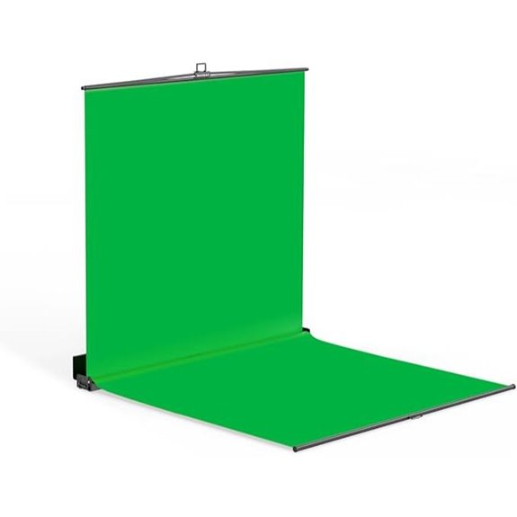 15 Best Professional Green Screens for Live Streams in 2026 7 RAUBAY Collapsible Green Screen with Stand 7x7 ft