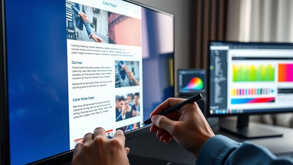 color accuracy and ergonomics