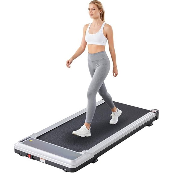 Sweetcrispy Compact Under-Desk Treadmill for Home