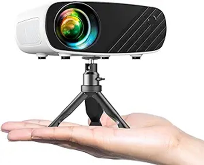 ELEPHAS Portable Mini Projector for iPhone & Android