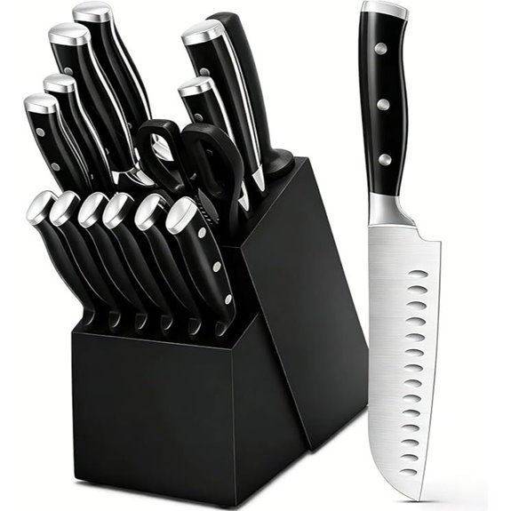 15 Best Knife Block Sets for 2026 That Chefs Swear By 9 15-Piece High Carbon Stainless Steel Kitchen Knife Set