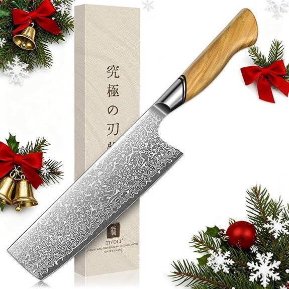 15 Best VG10 Knives for 2026 That Chefs Swear By 14 TIVOLI Damascus Nakiri Knife 6.5 Inch Japanese VG-10