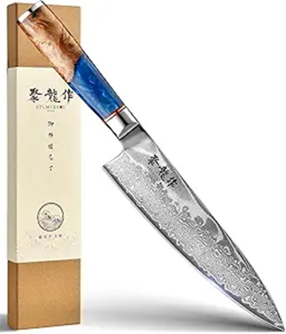 15 Best Handmade Japanese Knives for 2026 Chefs’ Top Choice 11 Japanese 8-Inch Damascus Chef Knife with VG10 Steel