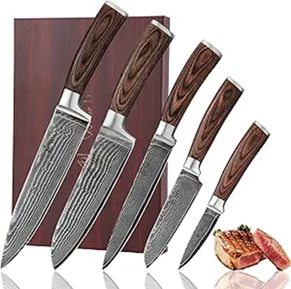 15 Best Chef Knives for Professionals in 2026 16 Wakoli Damascus Knife Set with VG10 Blades