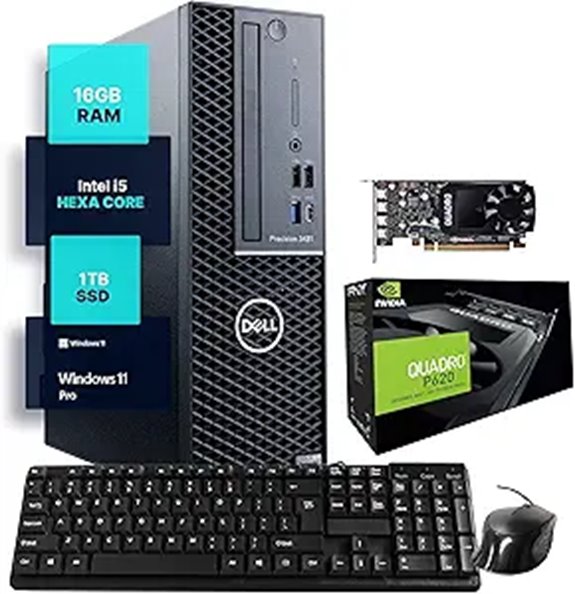 11 Best Desktop Workstations for Email Designers in 2026 9 Dell Precision Workstation PC with Quadro P620 GPU