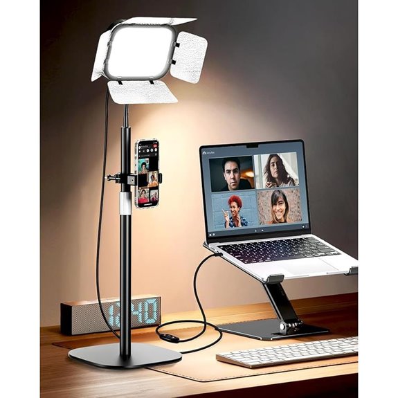 EMART Desk Ring Light for Video Conferencing